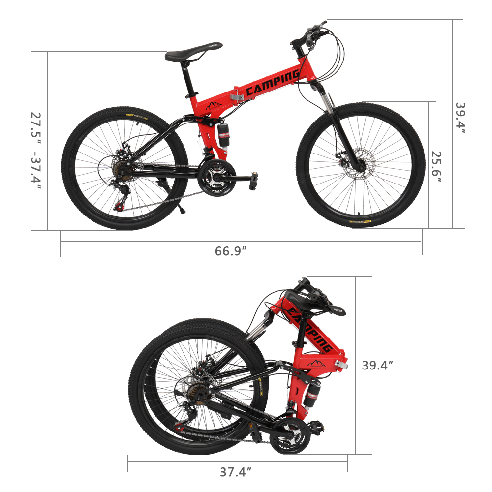 pedalease military folding mountain bike black