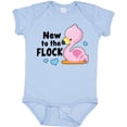 thumbnail image 3 of Inktastic New to the Flock Cute Baby Flamingo Boys or Girls Baby Bodysuit, 3 of 5