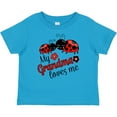 thumbnail image 3 of Inktastic My Grandma Loves Me with Cute Ladybugs Boys or Girls Baby T-Shirt, 3 of 5