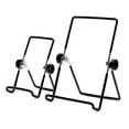thumbnail image 2 of Tablet Support Portable Pliant Tablet Support avec Angle Ajustable Vis Fixation Structure Stable Noir Grande Taille, 2 of 7