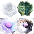 thumbnail image 1 of Large Hollow Hands and Sphere Ball Epoxy Resin Silicone Molds, 1 of 5