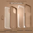 thumbnail image 4 of Compatible con funda para iPhone 14 Pro Max con soporte de anillo - Silicona líquida - Forro de microfibra - Fundas protectoras antiarañazos de cuerpo completo a prueba de golpes F, 4 of 5
