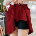 thumbnail image 2 of 1PCS new spring and summer anti-exposure skirt-anti-exposure wine red-L, 2 of 5