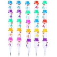 thumbnail image 1 of 5pcs Plastic Stacking Pencils Cartoon Stacking Pencils Writing Pencils Stationery Snowman Pencils, 1 of 9