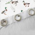 thumbnail image 4 of Manfei Mallard Duck Pattern Kitchen Curtains,Farmhouse Animal Black Out Curtains Pack of 2 (42x63 Each), 4 of 6
