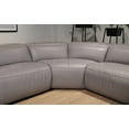 thumbnail image 3 of Mofit Home,LAVANDULA 5PC MODERN MOTION RECLINING SECTIONAL, Living room, Furniture for Living Room,Leather, Argento, 3 of 4