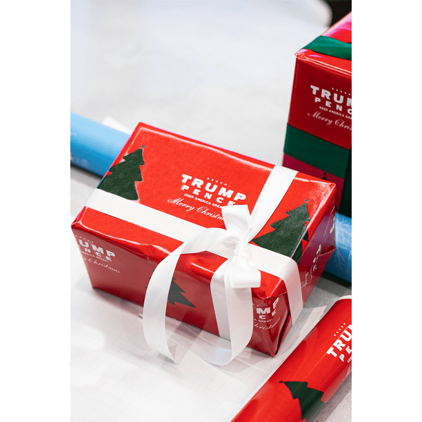Trump Pence Merry Christmas Gift Wrapping Paper Walmart Com