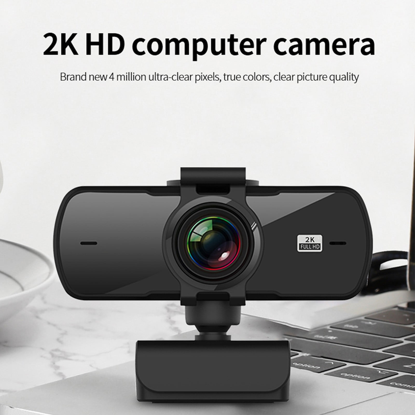 VALSEEL Security Camera HD Computer Camera Usb Driver-free 1080p Network Teaching Video Smart Camera
