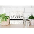 thumbnail image 4 of Bakery Fresh Daily White Woodgrain 12 x 12 Wood Wall Sign Plaque, 4 of 4