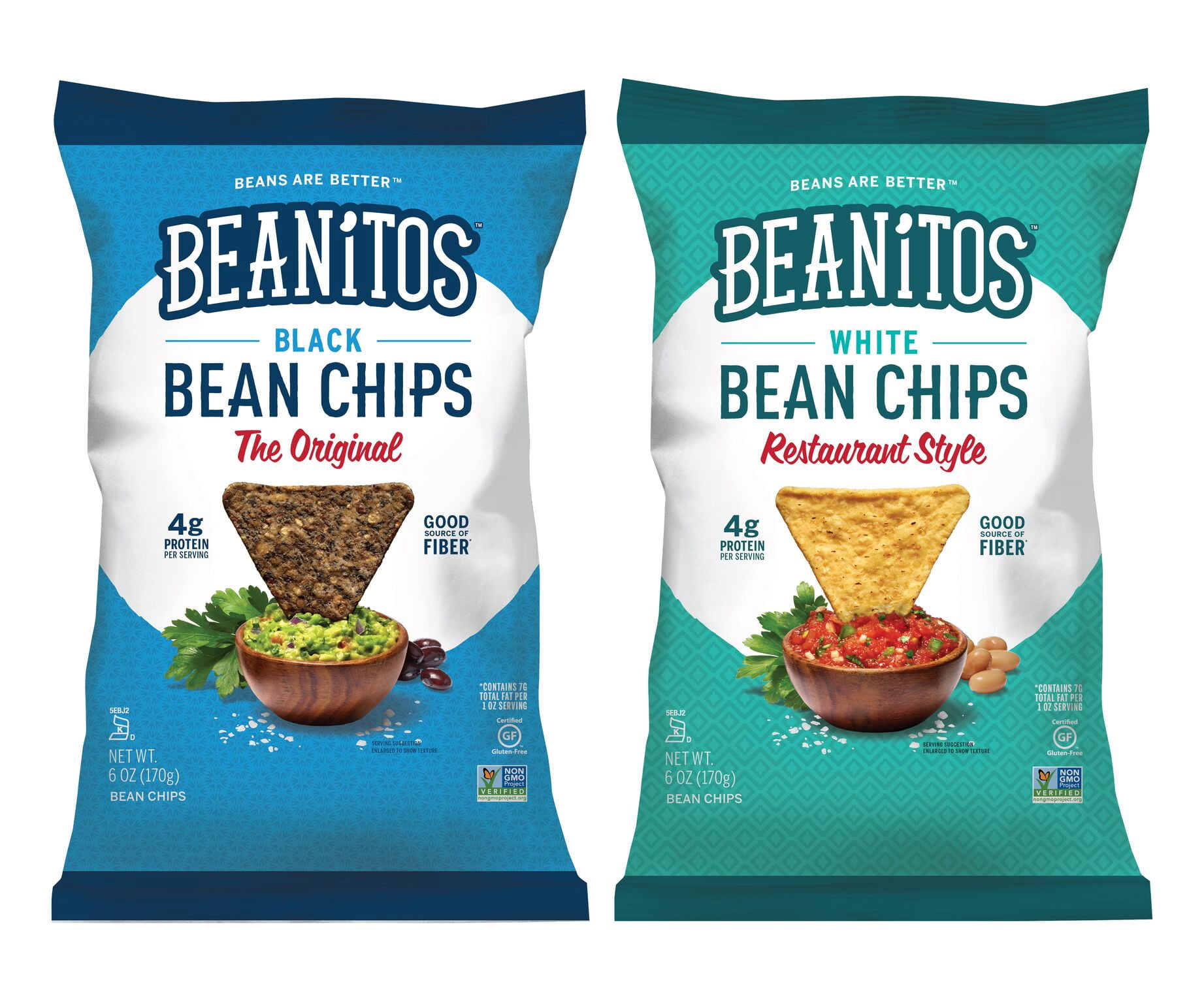 Beanito's Basic Beans Variety Pack, 5.5 oz, 6 Bags