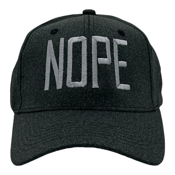 Nope Hat Funny Sarcastic Novelty Cap