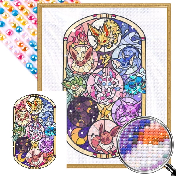 AB Parcial Ibrahimovic Vidriera Redonda Completa DIY 5D 45x55cm