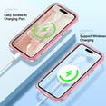 thumbnail image 4 of ShellTech Compatible for iPhone 14 Pro Case Built with Screen Protector, Lightweight and Stylish Full Body Shockproof Protective Rugged TPU Case for Apple iPhone 14 Pro 6.1 inch,Rose, 4 of 7