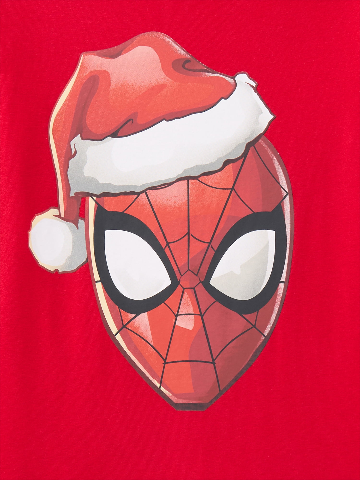 Spider-Man, Boys' & Big Boys' Graphic Christmas Tee, Santa Spidey, Sizes 4-18