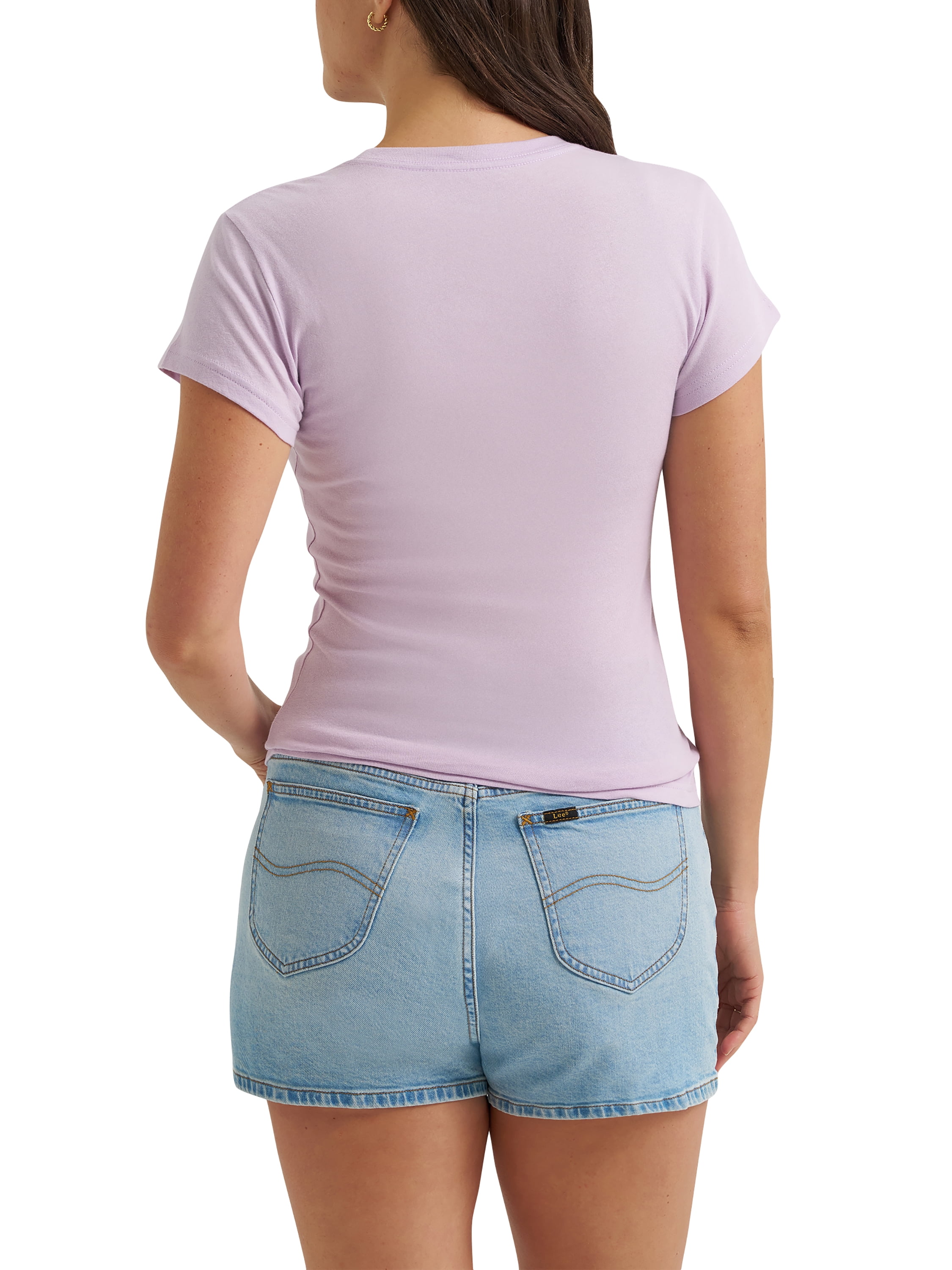Lee® Women's Short Sleeve Shrunken Band Tee, Sizes XS-3XL