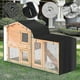 thumbnail image 2 of Rabbit Hutch Cover 210d Durable Thermal Covers Pet Crate Covering For Cage, 2 of 5