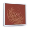 thumbnail image 3 of Designart 'Sillhouette of Afro American Woman on Palm Leaves' Modern Framed Canvas Wall Art Print, 3 of 5