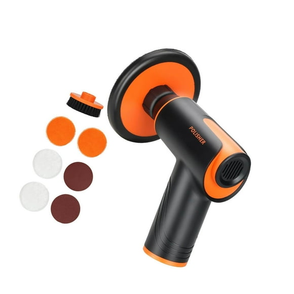 ziyahi Mini Car Cordless Polishing Machine Polisher Rechargeable Complete Kit