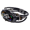 thumbnail image 3 of Correa De Cuero Metal Snap Retro Para Band 7 DIY Smar Ap Retro DIY Smart Watch Band Pulsera De Repuesto, 3 of 8
