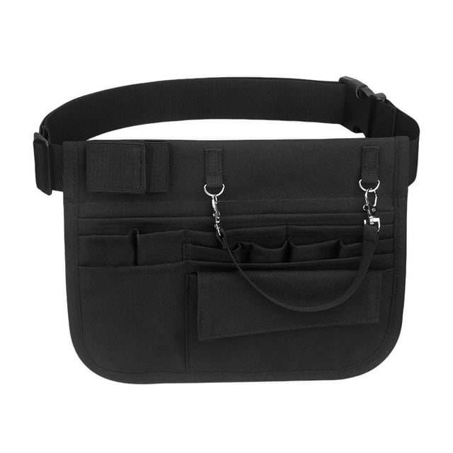 Riñonera Ajustable Sunnimix Oxford Tela Negra para Enfermeras
