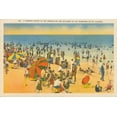 thumbnail image 2 of Wild Apple Portfolio 24x17 Black Ornate Wood Framed with Double Matting Museum Art Print Titled - Beach Postcard IV Plain Border, 2 of 4