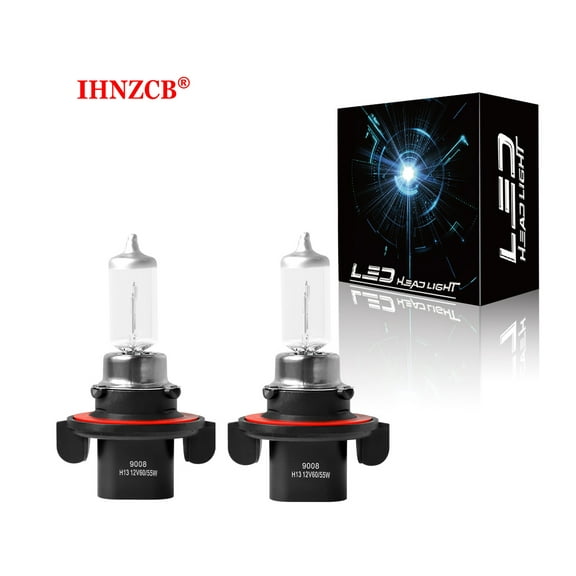 IHNZCB H13/9008 Halogen Light Bulb Headlamp for Car Headlights Bulbs Replacement (Pack of 2)