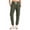 Army Green, variant on Women's Cargo Sweatpants with 4 Pockets Cotton Jogger Pants Elastic Waist Athletic Lounge Pants for Running Yoga Gym
