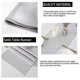 thumbnail image 4 of Table Runner For Wedding Baby Baptism Table Decor 10 Pack Silver, 4 of 4
