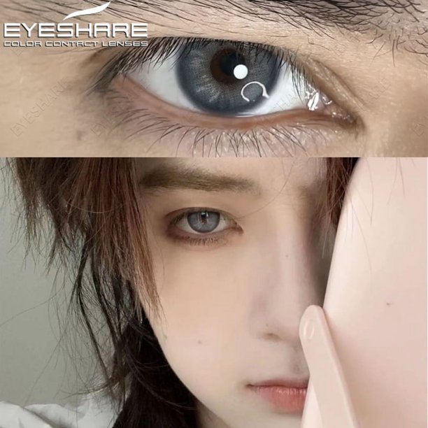 1 Par De Lentes De Contacto De Ojos Verdes , Color De Moda De La Marca Grises Cosméticos De , Uso Anual , Nuevo Embalaje