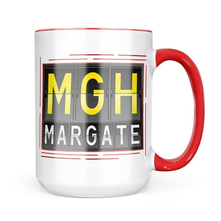 

Neonblond MGH Airport Code for Margate Mug gift for Coffee Tea lovers