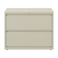 thumbnail image 3 of Hirsh 36 Inch Wide 2 Drawer Metal Lateral File Cabinet for Home and Office, Holds Letter, Legal and A4 Hanging Folders, Putty, 3 of 7