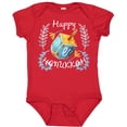 thumbnail image 3 of Inktastic Happy Hanukkah Dreidel and Laurels Boys or Girls Baby Bodysuit, 3 of 5