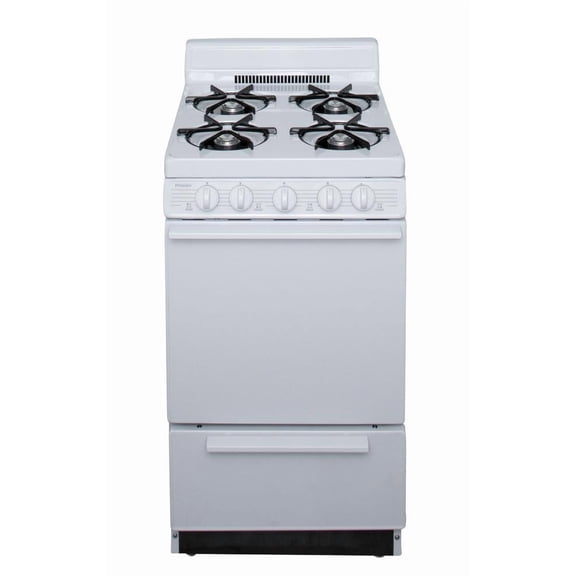 PREMIER BAK100OP 20" FREE STANDING GAS RANGE White