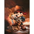 thumbnail image 1 of Kit de pintura de diamantes de polvo de Disney Pirates, Mickey, Minnie, Hada, Pato Donald, Tigger, mosaico de diamantes de imitación hecho a mano, arte, regalo para niños, 1 of 4