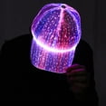 thumbnail image 3 of Gorra con iluminación LED iluminada con 7 colores cambiantes y 4, 3 of 8
