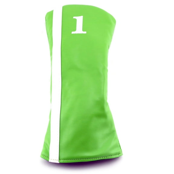 Hurricane Golf Racer Driver Headcover Lime/White Fits 400cc to 460cc