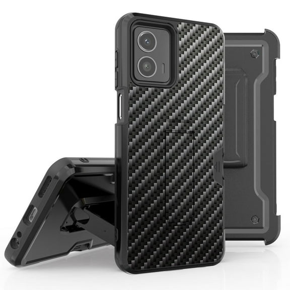Armor Kombo Suitable For Motorola G Power 2023 / G 5G 2023 Black