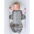 [2 Pack] SNOO Sack Swaddle Wrap White with Black White Stars on Black Wings S