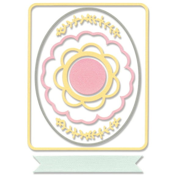 Sizzix Thinlits Dies - Flower Frames by Olivia Rose