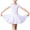 White, variant on YM YOUMU Kids Girls Latin Short Sleeves Dance Dress Tutu Ballet Ballroom Performance Dancewear