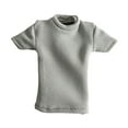 thumbnail image 3 of Camiseta a escala 1/12 Perfecl para figura de acción de 6 pulgadas gris, 3 of 8