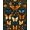 Black, Pattern 4, variant on Flatwoven High Traffic Area Rug, Vivid Butterfly Botanical Motif, Non Slip, Stain Resistant, Washable Area Rugs for Living Room, Bedroom(Orange, 4X6)