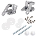 thumbnail image 1 of Naiovety Asientos de inodoro Bisagras para tapa de inodoro con tornillos de ajuste Acabado en aleación de zinc Juegos de accesorios de baño, 1 of 1
