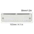 thumbnail image 2 of Blues Harmonica 10‑Hole Mouthorgan A Key Portable Beginner Gift Wind Instrument Waterproof(White ), 2 of 4