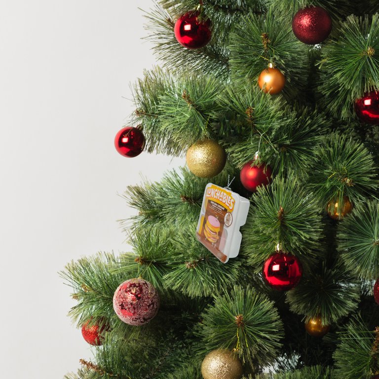 Lunchables Hanging Christmas Ornament, 4 inches Wide, Multi-Color