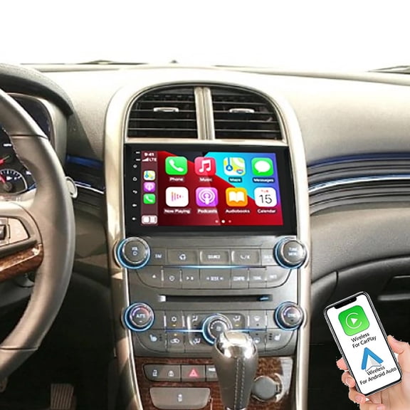 Gsuatey Car Radio Stereo for Chevrolet Malibu 2013-2015, 7 Inch HD IPS Touchscreen Head Unit with Wireless CarPlay Android Auto WiFi SWC FM/RDS GPS Navigation Backup Camera