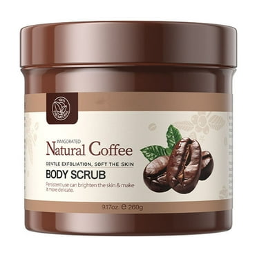 HYLLai Energizing Coffee Body Scrub - Exfoliating & Hydrating for Smooth Skin, Vegan & Paraben-Free
