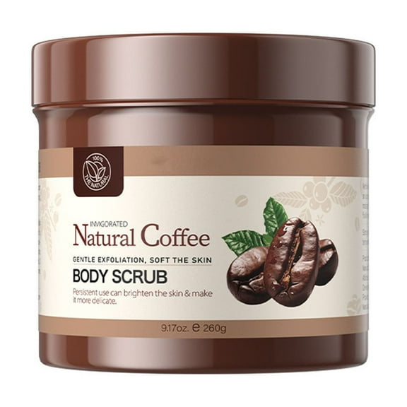 HYLLai Energizing Coffee Body Scrub - Exfoliating & Hydrating for Smooth Skin, Vegan & Paraben-Free