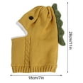 thumbnail image 3 of Toddler Winter Hats Balaclava 2 in 1 Hat Scarf Cute Fleece Lined Knitted Beanies with Face Mask, Earflaps Thermal Skull Cap for Youth Boys Girls, 3 of 4