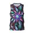 thumbnail image 2 of Wukai Colored Abstract Men’s Basketball Jersey4X-Large, 2 of 7